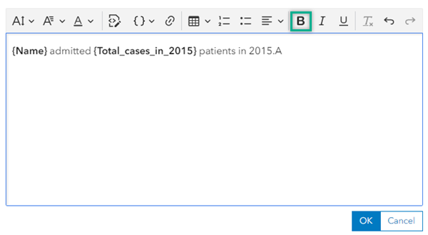 Bold button Bold button